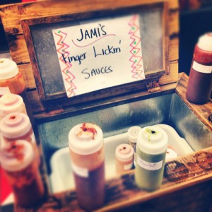 Everyone loves the sauces!