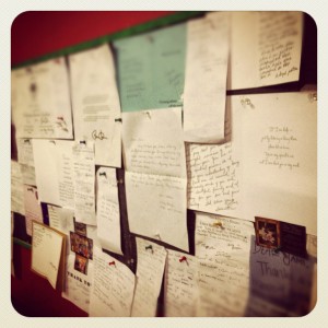 Our customers like to write us notes too!